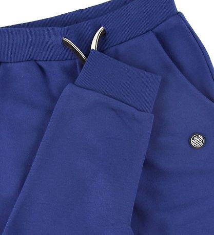 Emporio Armani Joggingbuxur - Blár