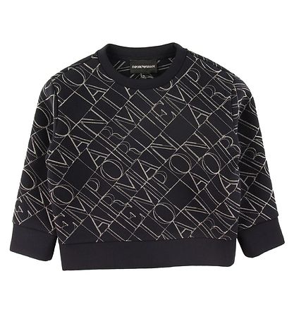 Emporio Armani Blússa - Dökkblátt M. Útsaumur