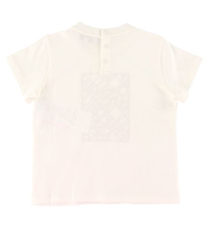 Emporio Armani Stuttermabolur - Hvítur M. Útsaumur