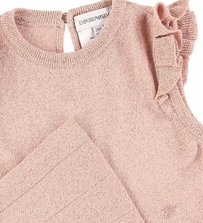Emporio Armani Kjóll - Bleikt M. Glimmer