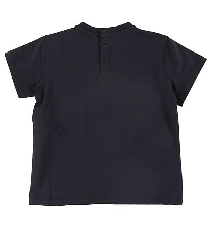 Emporio Armani T-shirt - Navy w. Embroidery