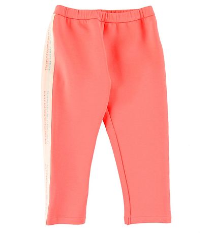 Emporio Armani Byxor - Korall m. Sidoränder