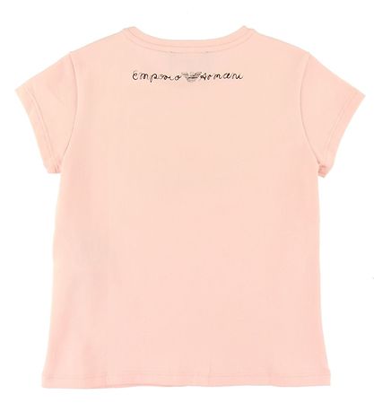 Emporio Armani T-shirt - Pink w. Logo