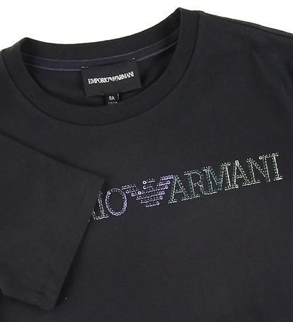 Emporio Armani T-shirt - Navy w. Sequins