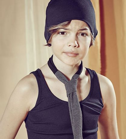 Minimalisma Beanie - Silk/Cotton - Bambi - Dark Blue