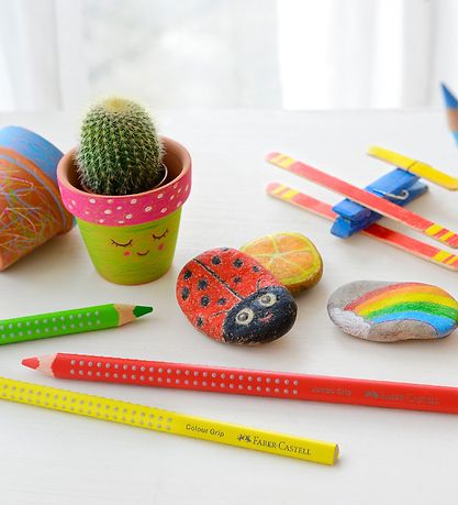 Faber-Castell Trélitir - Jumbo Grip - Vatnslitur - 6 Stk. - Mul
