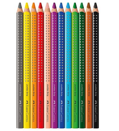 Faber-Castell Buntstifte - Jumbo Grip - Aquarell - 12 st. - Mu
