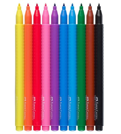 Faber-Castell Markers - Grip - 10 pcs - Multicoloured