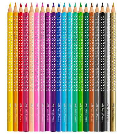 Faber-Castell Sparkle Tin Box - Värit/Mausteet - 20 kpl - Multi