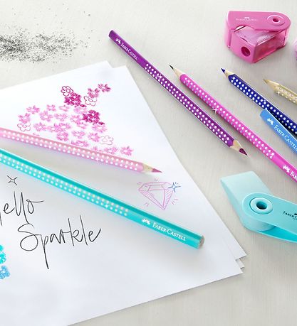 Faber-Castell Sparkle Tin Box - Värit/Mausteet - 20 kpl - Multi