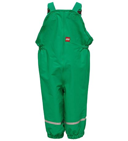 LEGO Wear Rain Pants w. Suspenders - Green