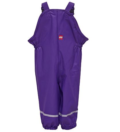 LEGO Wear Rain Pants w. Suspenders Purple KW CZ