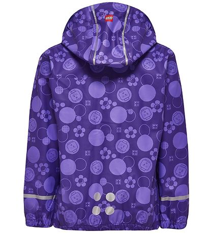LEGO® Wear Regenjacke - Lila m. Print