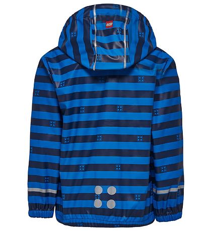 LEGO® Wear Regenjacke - Blau/Navy Gestreift