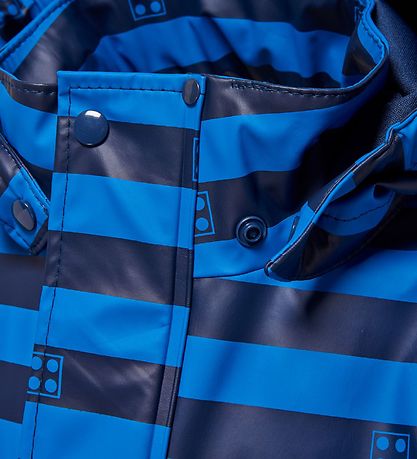 LEGO® Wear Regenjacke - Blau/Navy Gestreift