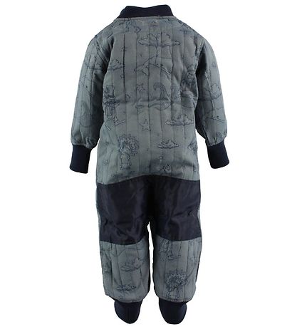 En Fant Thermo Suit - Blue w. Print