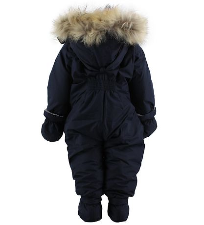 Ver de Terre Snowsuit w. Fur - Navy