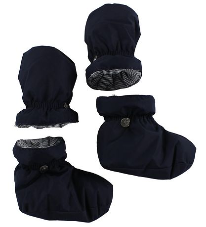 Ver de Terre Snowsuit w. Fur - Navy