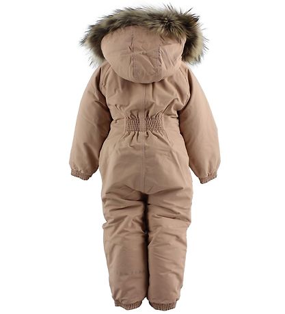 Ver de Terre Snowsuit w. Fur - Light Rose