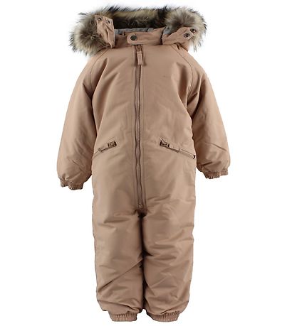 Ver de Terre Snowsuit w. Fur - Light Rose