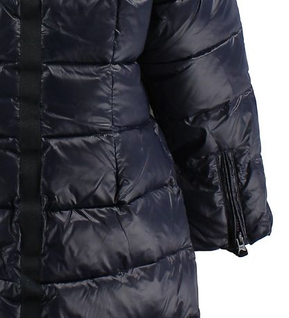 Ver de Terre Down Jacket w. Fur - Navy
