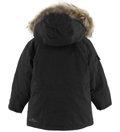 Ver de Terre Down Jacket w. Fur Hood - Eskimo Black