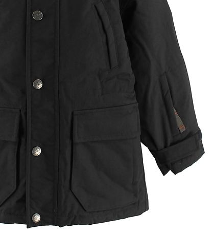 Ver de Terre Daunenjacke m. Fell - Eskimo- Schwarz
