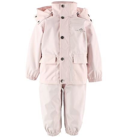 Ver de Terre Rainwear w. Suspenders - PE - Powder