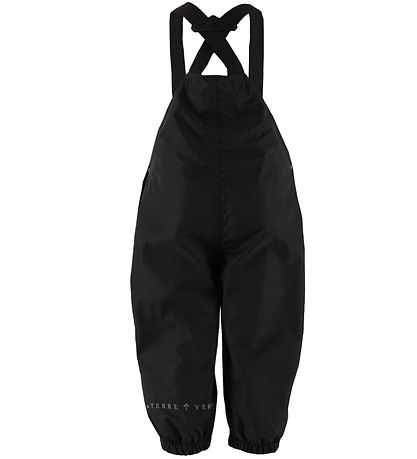 Ver de Terre Rainwear w. Suspenders - PE - Black