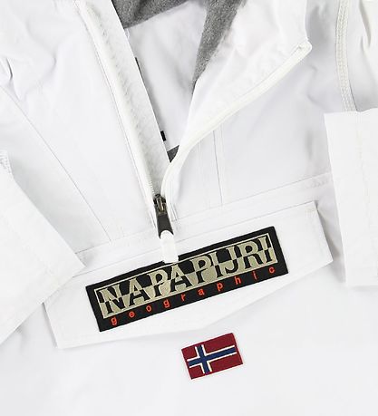Napapijri Manteau d Hiver Rainforest Anorak Blanc KW FR