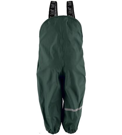 CeLaVi Regenhose. Träger - PU - Dunkelgrün