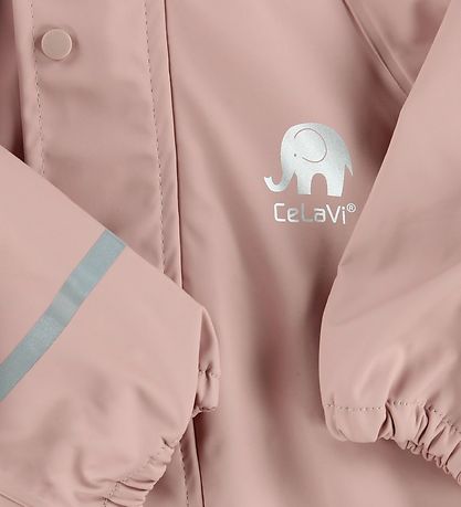 CeLaVi Rain Suit - PU - Misty Rose