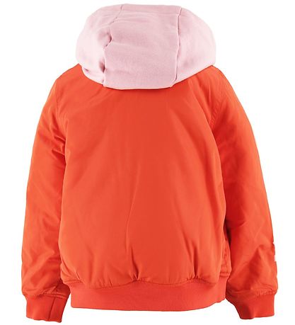 Kenzo Padded Jacket - Floralia - Orange/Pink
