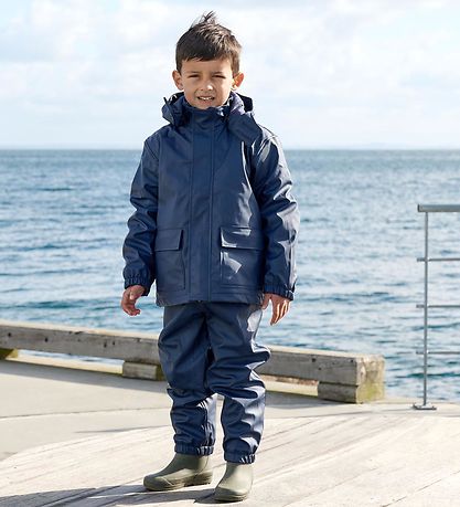 Ver de Terre Rainwear - PU - Navy