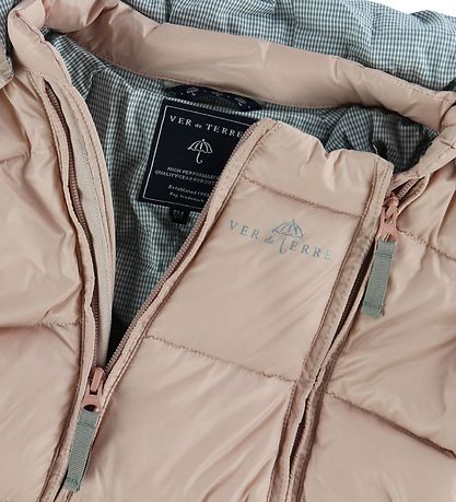 Ver de Terre Down Snowsuit w. Fur - Mahogany Rose