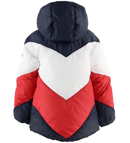 Tommy Hilfiger Puffer Jacket - Reversible - Navy/Red/White