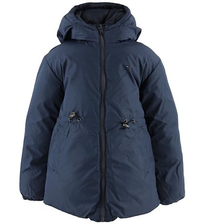 Tommy Hilfiger Puffer Jacket - Reversible - Navy/Red/White