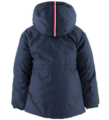 Tommy Hilfiger Padded Jacket Reversible Navy Red White KW CA