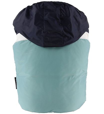 Emporio Armani Down Vest - Turquoise/Navy w. Stripe