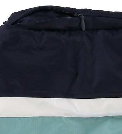 Emporio Armani Down Vest - Turquoise/Navy w. Stripe