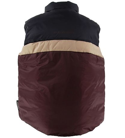 Emporio Armani Dúnvesti - Bordeaux/Dökkblátt M. Rönd