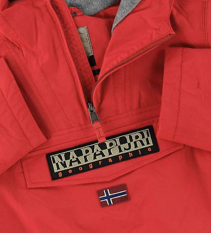 Napapijri Winter Coat - Rainforest Anorak - High Risk Red