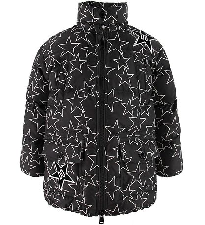 Dolce & Gabbana Dúnúlpa - Svart M. Stjörnur