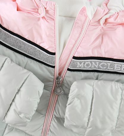 Moncler Dúnúlpa - Marik - Grár/Bleikt