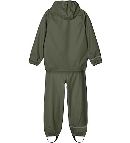 Name It Rainwear w. Suspenders - Noos - Thyme