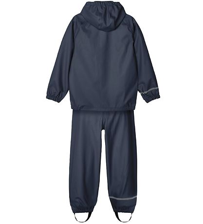 Name It Rainwear w. Suspenders - Noos - Dark Sapphire