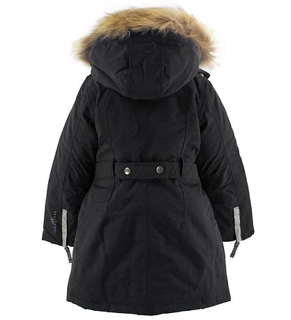 Ver de Terre Down Jacket w. Fur - Black