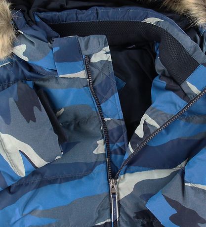 GANT Vadderad Jacka - Landscape - Blå