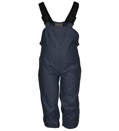 En Fant Rainwear w. Suspenders - PU - Blue Night