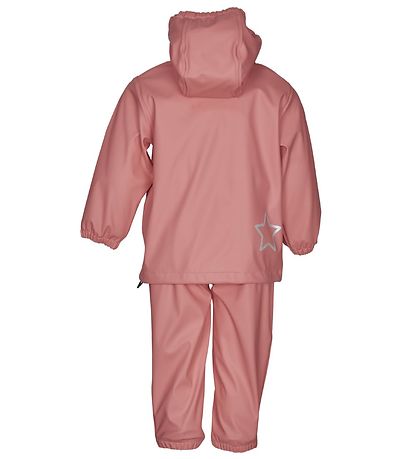 En Fant Regnföt M. axlaböndum - PU - Gamalt Rose